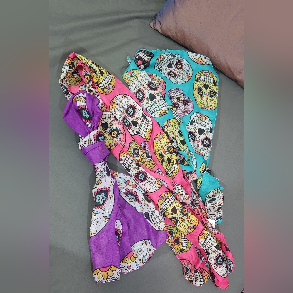 Sugar Skull Scarf